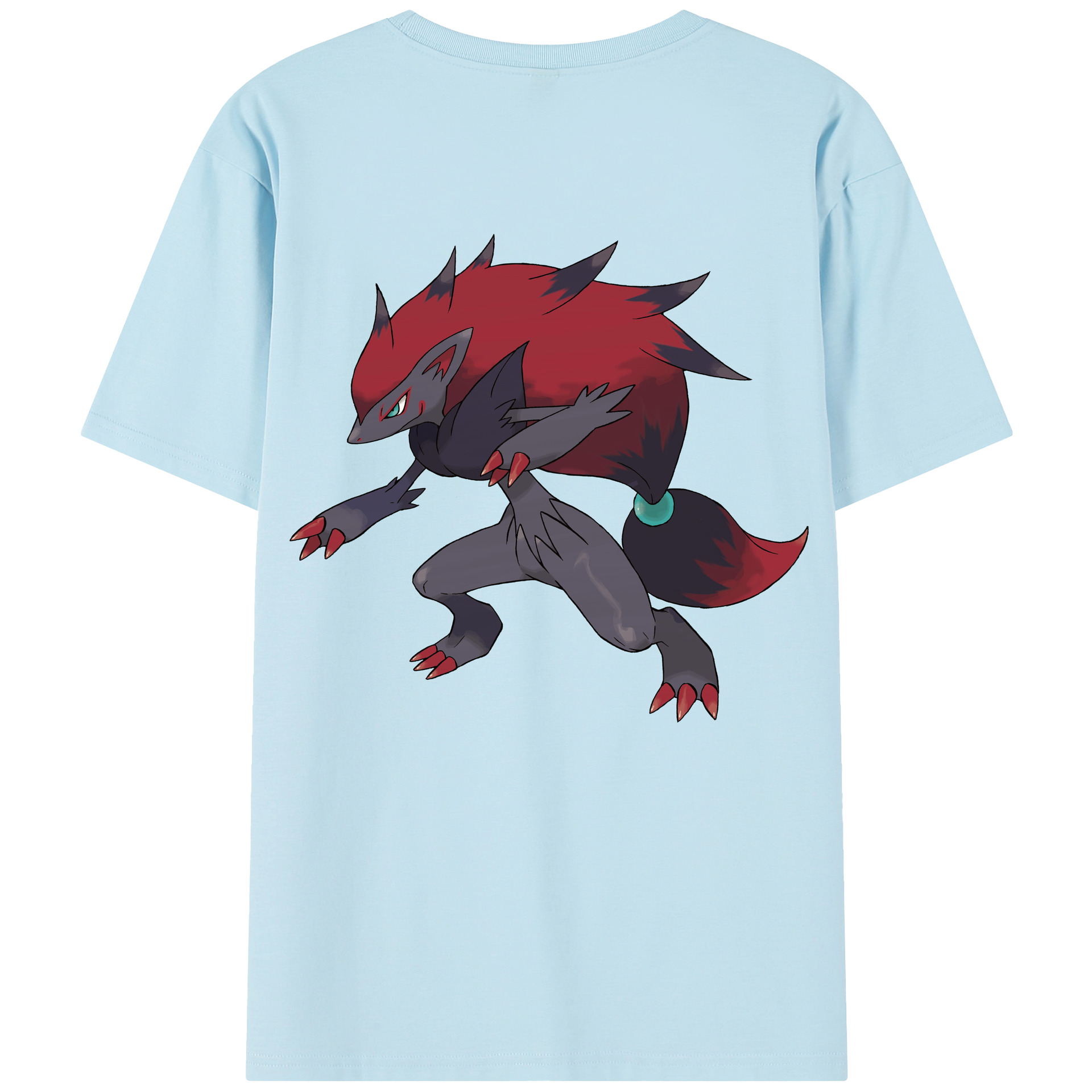 （画像用） ポケットモンスター Pokémon 綿100％半袖Tシャツ（背面プリント）